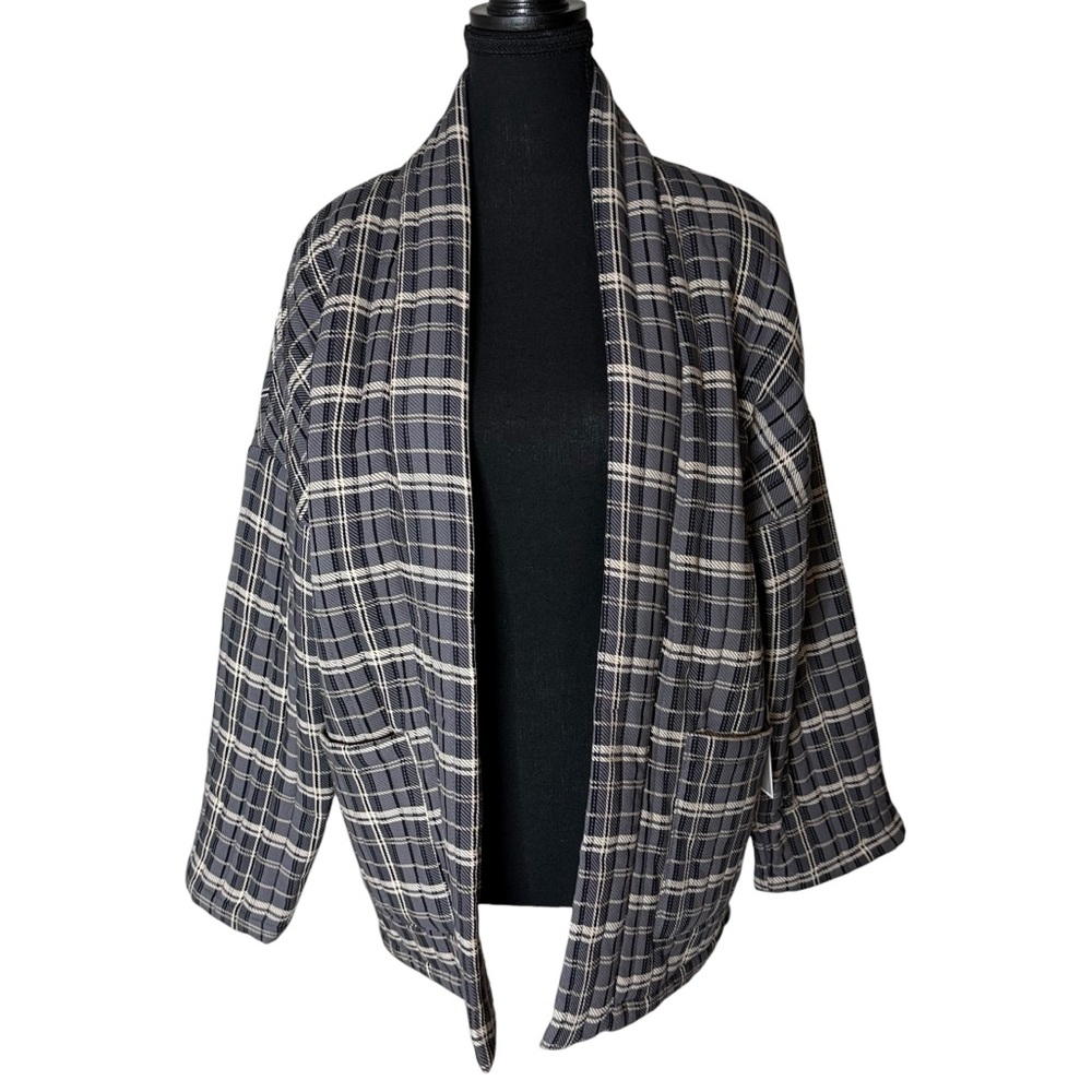 AUTRES FILLES New Oversized Japanese Hanten Padded Quilted Cardigan Jacket Sz XS